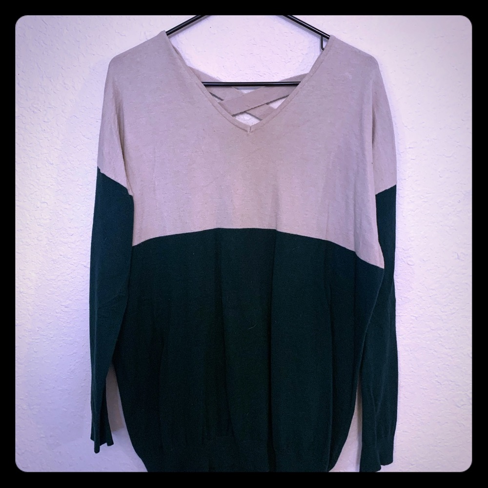 *2/$15* A&I cross back sweater